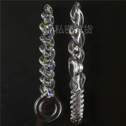 Glass-made femalemasturbation toy fake phallus adult product