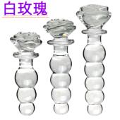 glass masturbation made used anus toy