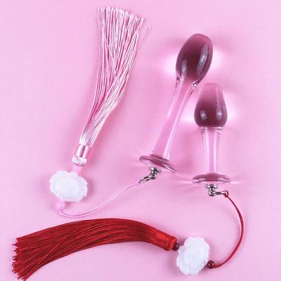 Glass-made femalemasturbation toy fake phallus adult product
