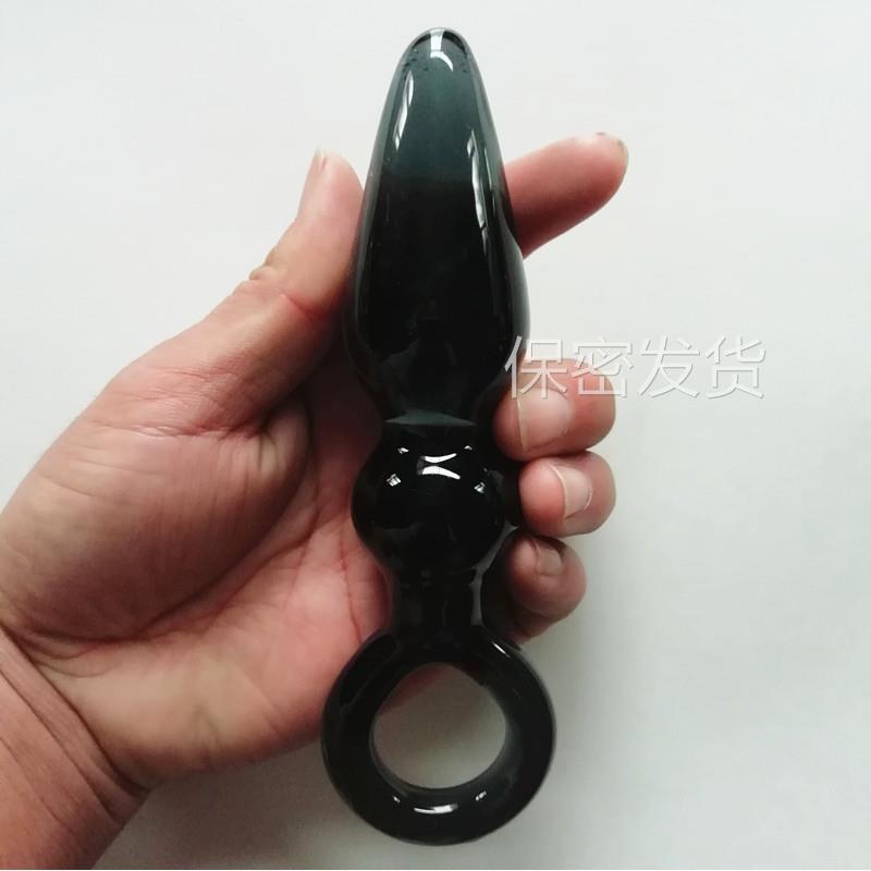 私密解压玻璃水晶榜榜男用女新款局部菊部门塞女用榜加温放松新款