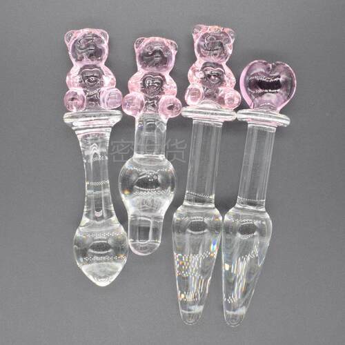 A glass-made anus used as a masturbation toy