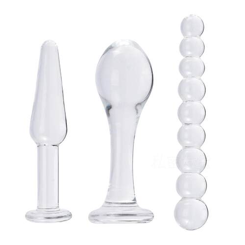 A glass-made anus used as a masturbation toy