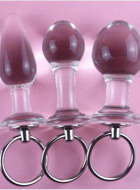 A glass-made anus used as a masturbation toy