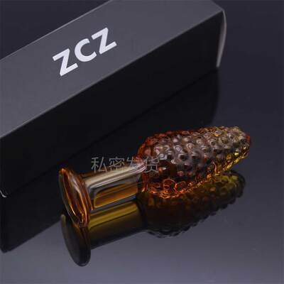 Glass-made femalemasturbation toy fake phallus adult product