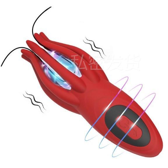 Male penis vibration massager reduces sensitivity