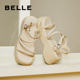 子休闲凉鞋 百丽松糕厚底运动凉鞋 B5Z1DBL4 夏季 女鞋 女款 新款