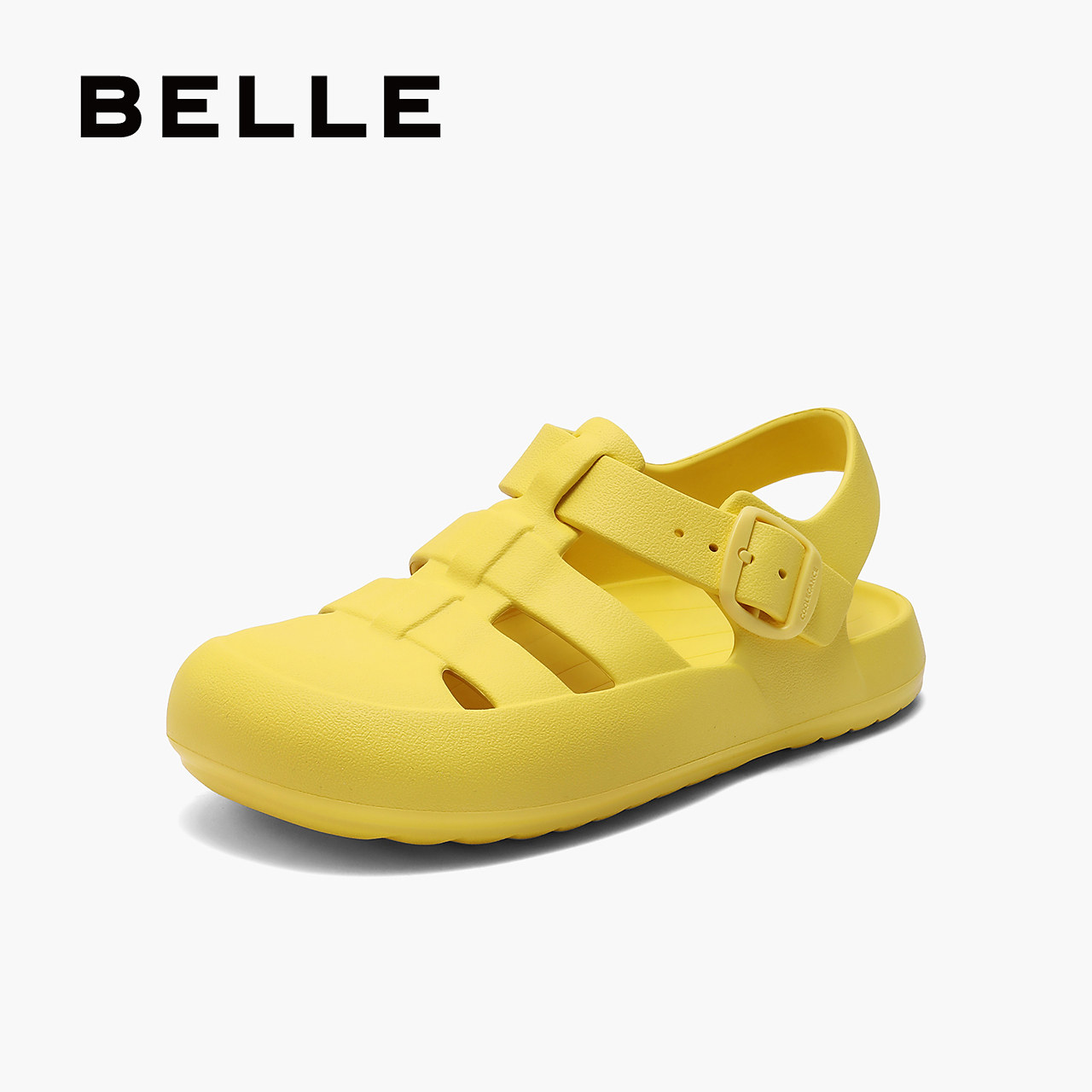 百丽简约休闲勃肯鞋女夏季新款商场同款镂空猪笼凉鞋D8C1DBH5,女鞋,罗马凉鞋,淘宝优惠券,粉丝福利购,淘宝优惠卷