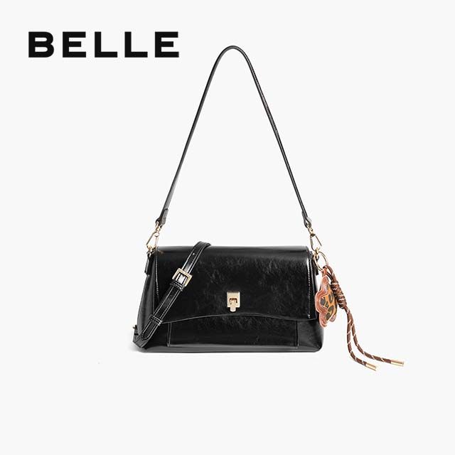 百丽包包女夏季新款商场时尚通勤油蜡质感单肩斜挎腋下包JY113BX4,箱包皮具/热销女包/男包,小方包,淘宝优惠券,粉丝福利购,淘宝优惠卷