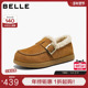 加毛保暖休闲鞋 百丽复古绒面勃肯鞋 女2026春新商场同款 F3W1DAM6