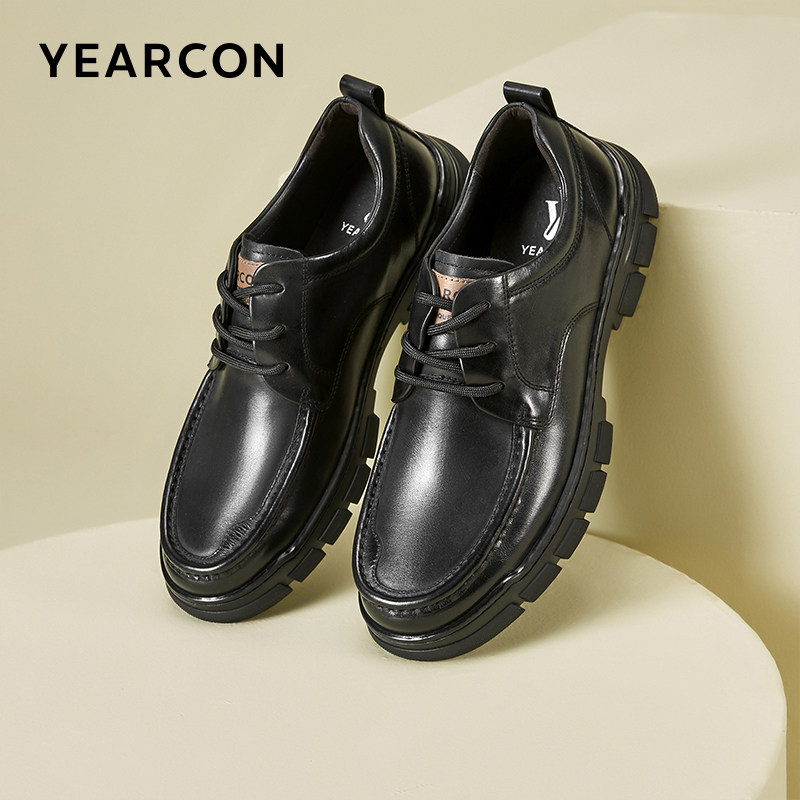 意尔康官方正品男鞋时尚休闲英伦皮鞋商务春季商务正装结婚