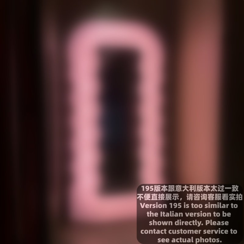 权志龙同款草莓波浪补光全身镜孟菲斯风格镜子落地家用网红穿衣镜