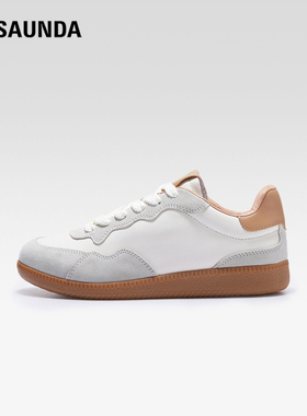 【闲鱼专享】莱尔斯丹低帮系带圆头休闲运动德训鞋女鞋4T21602