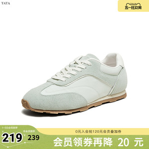 TATA/他她春商场同款阿甘鞋女休闲运动鞋新款GQQ01BM5奥莱