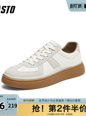 百思图春夏秋季新款商场同款板鞋时尚街头男运动休闲鞋33700CM5