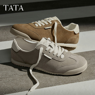 透气运动鞋 TATA他她男鞋 新款 舒适百搭休闲鞋 PFG01CM5 2025年秋季