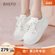 潮流运动女休闲鞋 百思图2025秋季 E1681CM5 板鞋 时尚 新款 商场同款