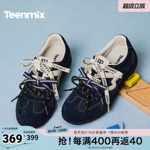 百搭复古平底运动女德训鞋 BM771AM6 商场同款 天美意2026春新款