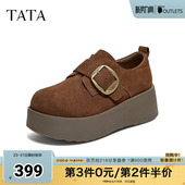 勃肯鞋 新款 女鞋 时尚 CMC03AM6 TATA他她女鞋 厚底增高休闲鞋 2026夏季