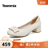 天美意2026夏新款 BI274AQ6 女玛丽珍鞋 商场同款 通勤舒适百搭单鞋