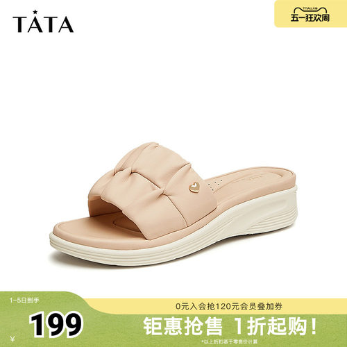 TATA/他她凉拖鞋时尚厚底