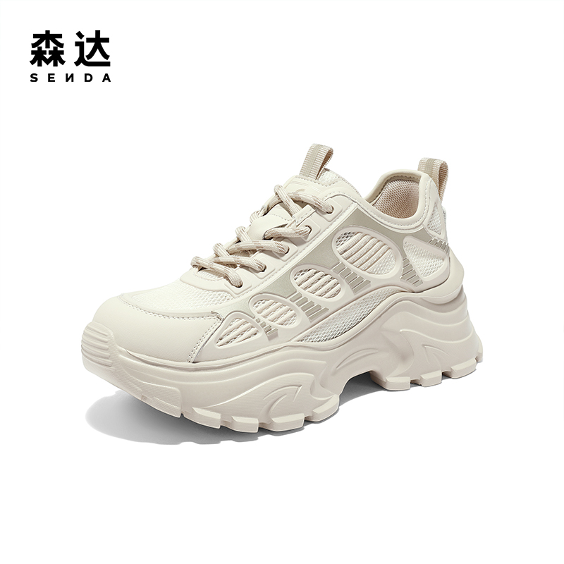森达运动老爹鞋女2024夏