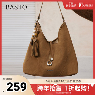 托特包时尚 商场同款 大容量单肩包女X3751CX5 新款 百思图2025秋季