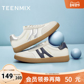 女休闲鞋 天美意复古阿甘德训鞋 低帮板鞋 秋新BI331AM4