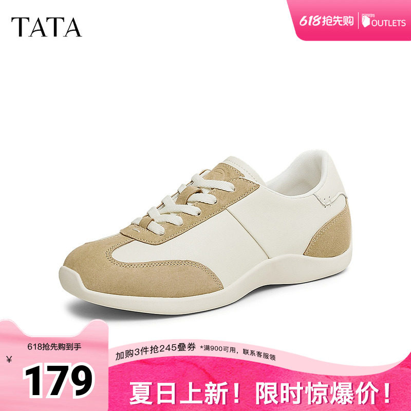 TATA/他她春时尚休闲阿甘鞋女新款SML01AM5奥莱
