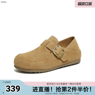女鞋 TATA 他她2026春时尚 休闲勃肯鞋 CLE02AM6 新款