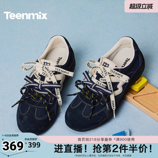 百搭复古平底运动女德训鞋 BM771AM6 商场同款 天美意2026春新款