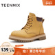 天美意冬新款 休闲系带户外厚底潮酷大黄靴女马丁靴KDX11DD4