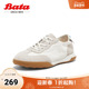 Bata休闲鞋 VUZ02AM4 轻便通勤百搭运动德训运动鞋 女春新款 时尚
