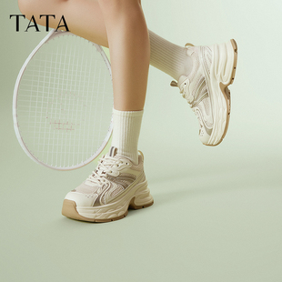 2025新款 轻便松糕休闲运动鞋 GRE01AM5 女鞋 TATA他她复古厚底老爹鞋