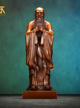 紫铜材质人物像铜器礼品