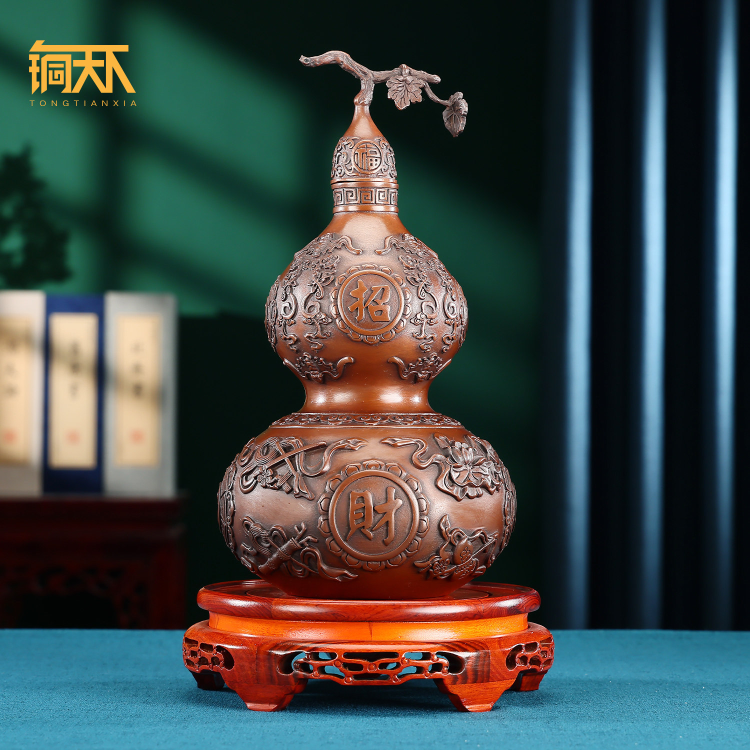 紫铜工艺品中式家居葫芦