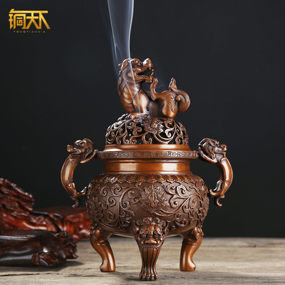 大明宣德炉紫铜工艺