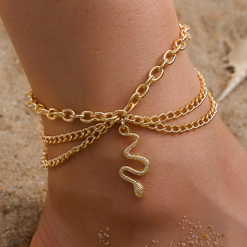 Cross border Anklet fashion jewelry female foot chain 脚链女