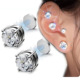 diamond earring ear Men women Magnetic holes Ear Clip