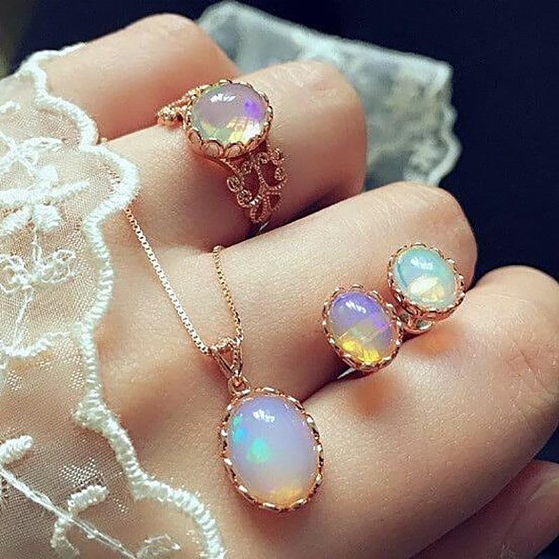 Jewelry Fashion accessories New Necklace Earrings Ring Set新 饰品/流行首饰/时尚饰品新 项链 原图主图