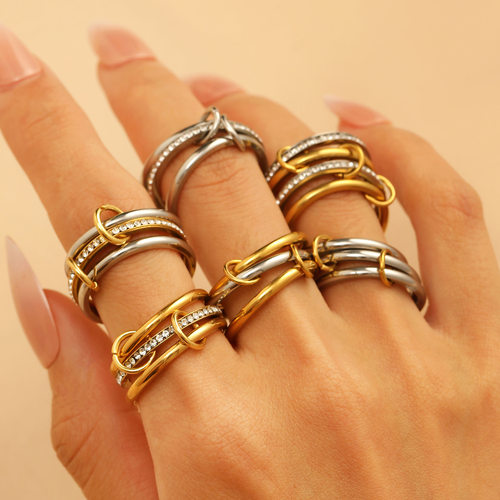关节戒 atmosphere New Ring Punk Retro Joint Ring Women's Set