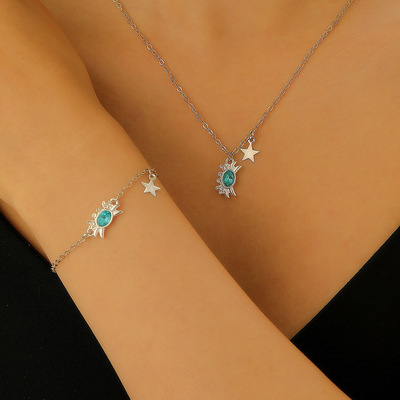 Fashion Little Crab Bracelet Necklace Accessories Women's