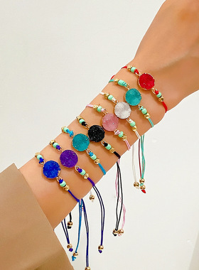 小众编织跨境热销时尚彩色手链