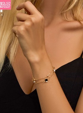 Temperament metal bracelet simple female student jewelry饰品