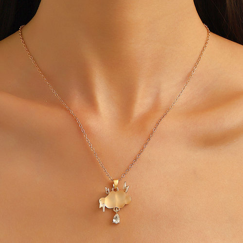 优雅项链New lightning cloud necklace white cloud temperament