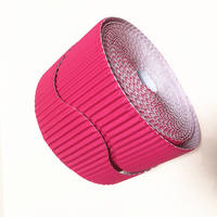 Rolled corrugated paper with lace, DIY corrugated paper material for kindergarten environmental creation, wavy shape, nursery classroom blackboard background wall frame decoration base plate, lace paper, wavy paper thumbnail 3
