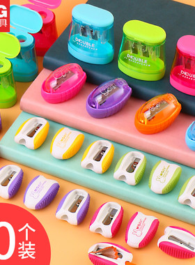 晨光卷笔刀91202米菲手动铅笔转笔刀小学生卡通可爱小型削笔刀削笔器铅笔刨10个装