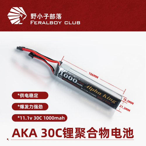 AKA11.1V大容量锂电池