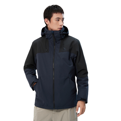 潮流冲锋衣骆驼男女防水可拆卸