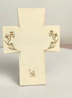 原创ins风简约十字架摆件树脂工艺摆饰桌面摆件家居摆设
