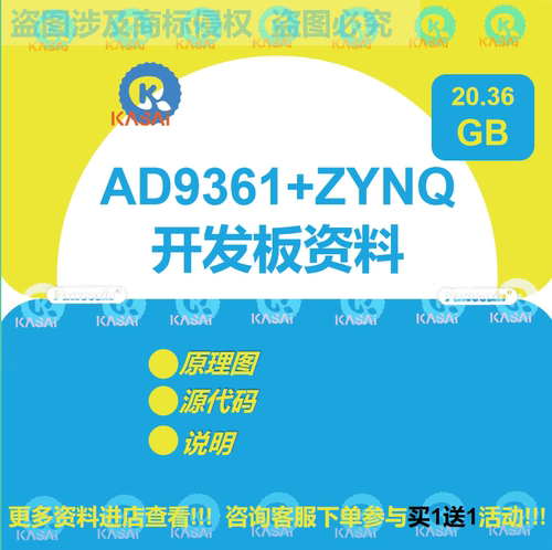 AD9361+ZYNQ7020Q开发板全套设计资料原理图源代码说明文档套件